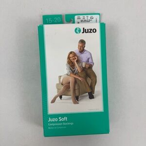 Juzo Soft Compression Stockings Thigh High Silicone Band Beige‎ Size IV 15-20